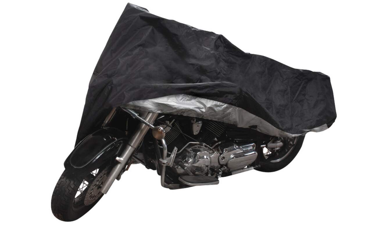 Tripel Premium Polyester Motorcycle Cover, Large