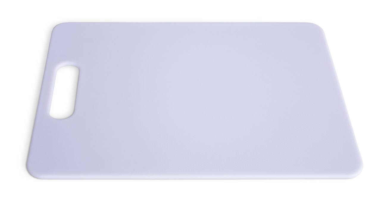 Polypropylene Cutting Board, Dishwasher Safe, 14-in x 11-in, White