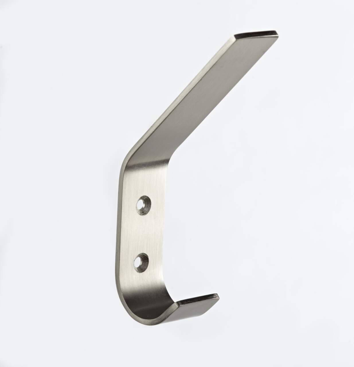 CANVAS Bent Stainless Steel Single Hook, Nickel