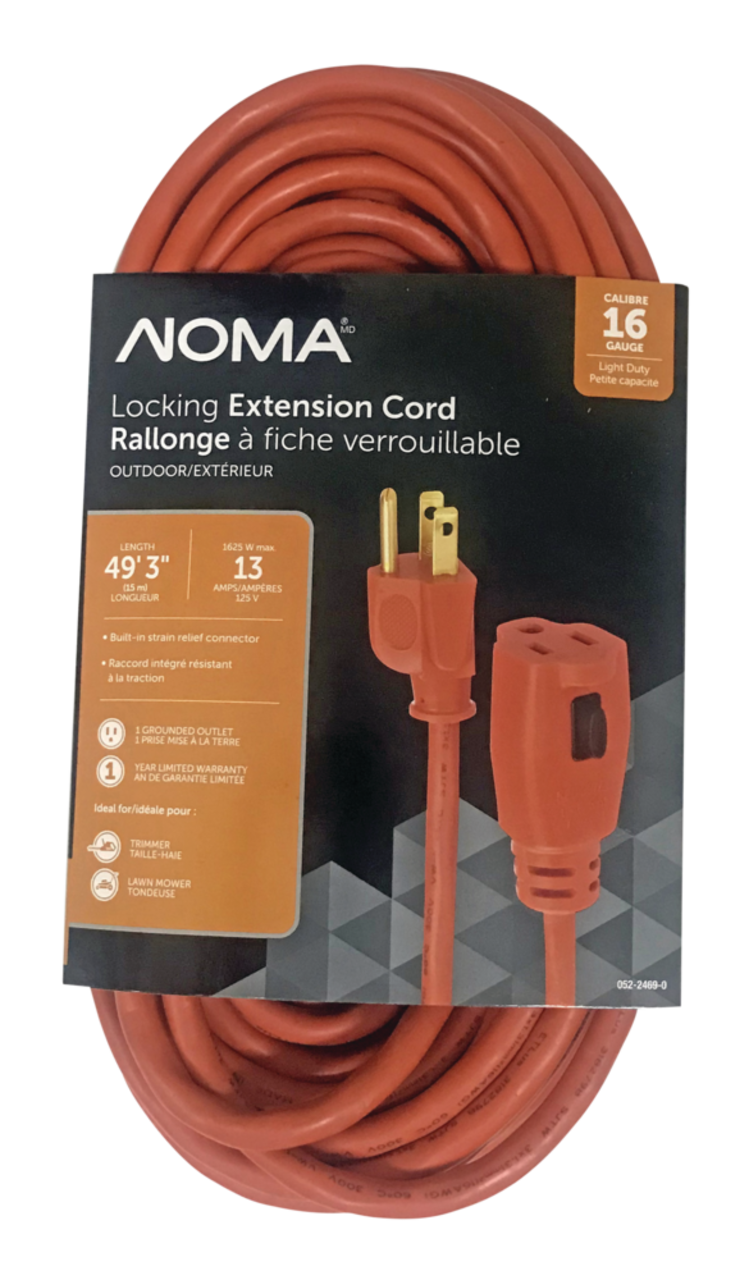 NOMA 16-ft 5-in 16/3 Outdoor Extension Cord with Grounded Outlet