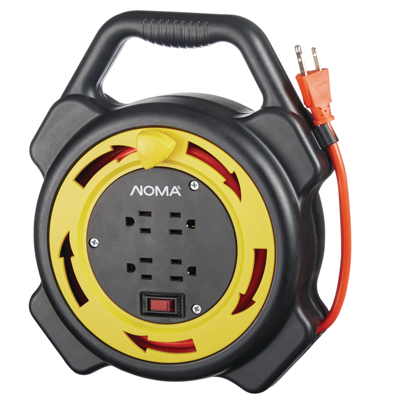 NOMA 25-ft 16/3 Extension Cord with Storage Reel, 4 Grounded