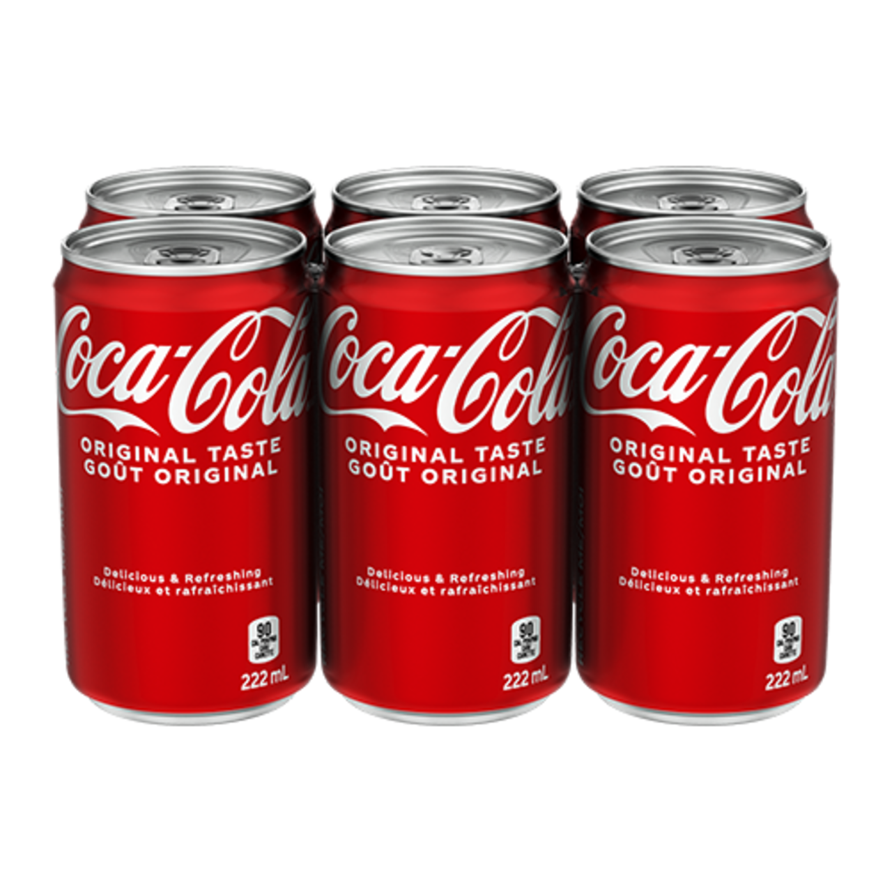 Coca-Cola Coke Classic, Mini Cans, 222-mL, 6-pk