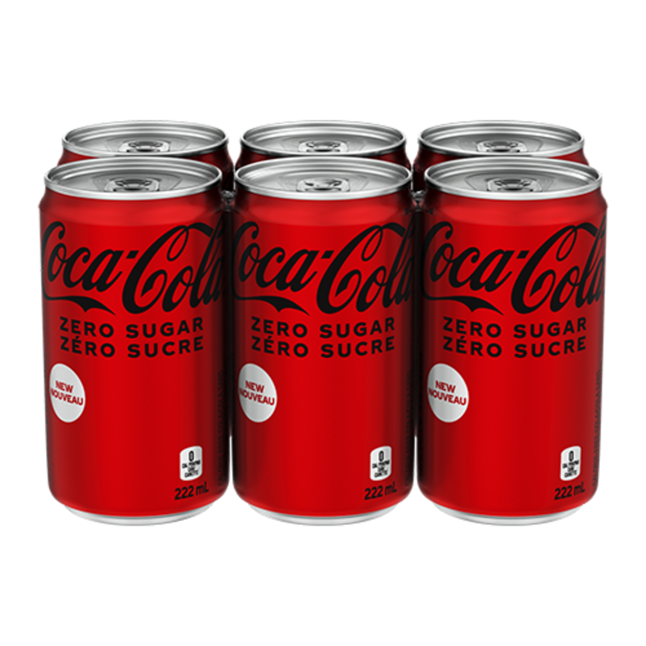 Coca-Cola Coke Zero Sugar, 222-mL, 6-pk