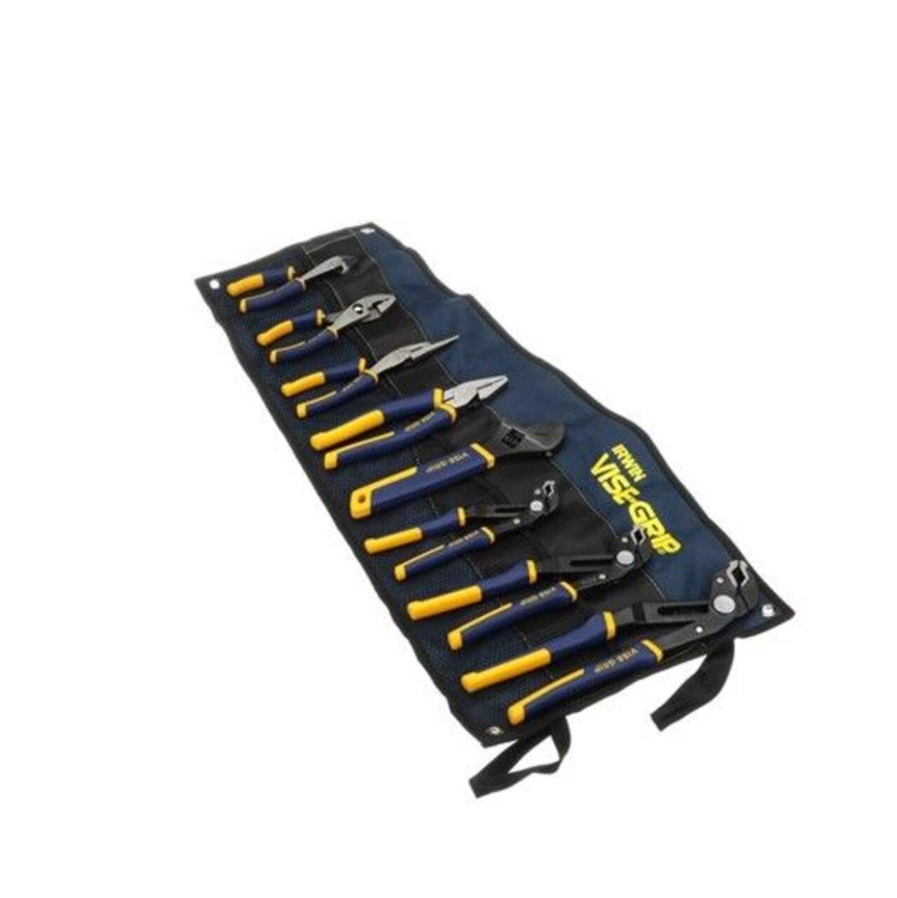 IRWIN 2078712 Vise-Grip GrooveLock Pliers Set with Storage Roll