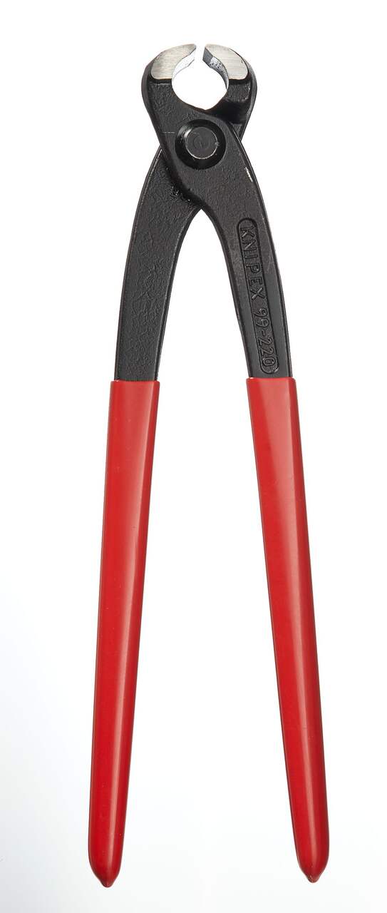KNIPEX 99 01 220 SB Nippers Pliers, 3/32-in to 1/16-in Cutting Capacity,  8-3/4-in