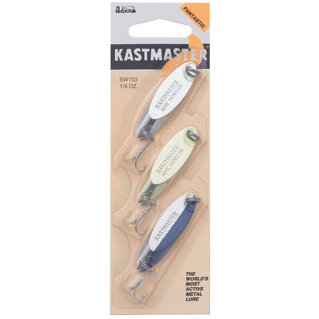 Acme Tackle Kastmaster Kit, 1/4-oz, 3-pc