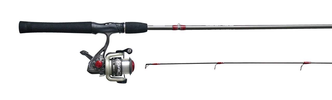 Zebco Legacy Spinning Fishing Rod and Reel Combo, Pre-Spooled,  Medium-Light, 6-ft, 2-pc