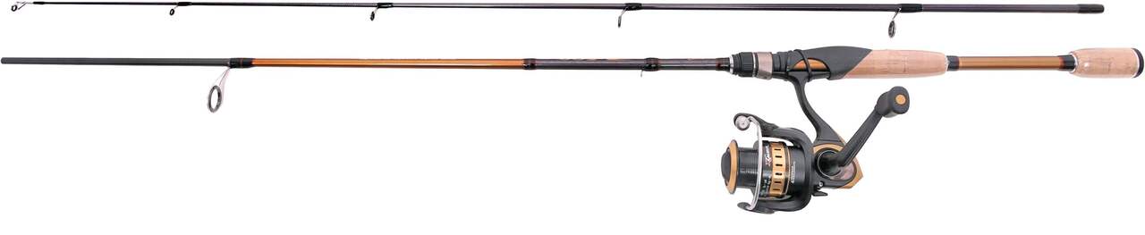 Xcalibur X80 Spinning Fishing Rod and Reel Combo, Pre-Spooled, Medium, 6.6- ft, 2-pc