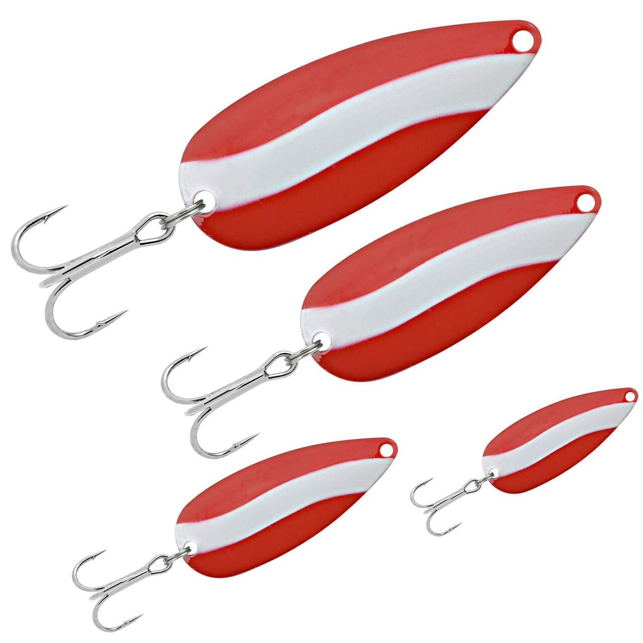 Danielson Spoon Lure, Red/White