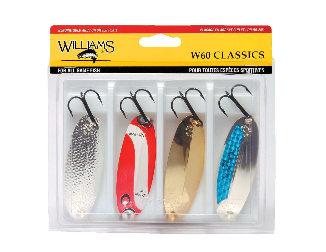 Williams W60 Wabler Lure Kit 4-Pk