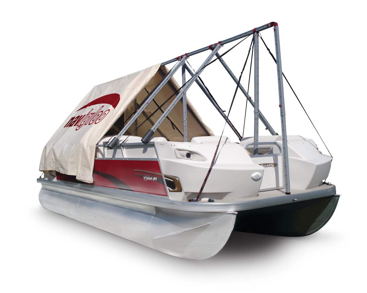 Navigloo Winter Boat Shelter, with Tarp, 19-22½-ft
