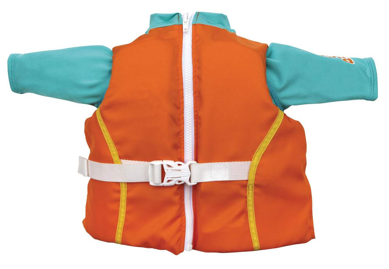Stearns Puddle Jumper 2-in-1 Kids' Life Jacket & Rash Guard, Assorted  Colours
