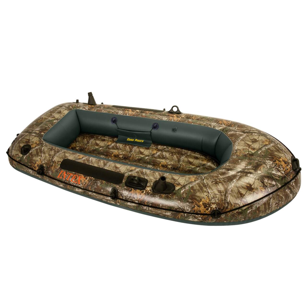 Intex Seahawk 2 Inflatable Boat for 2, Oars & Inflator at