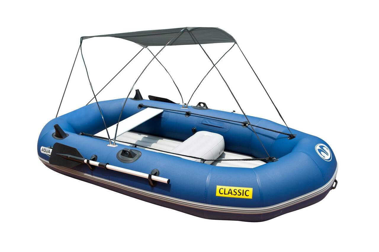 Aqua Marine Classic Inflatable Fishing Boat, 8-ft