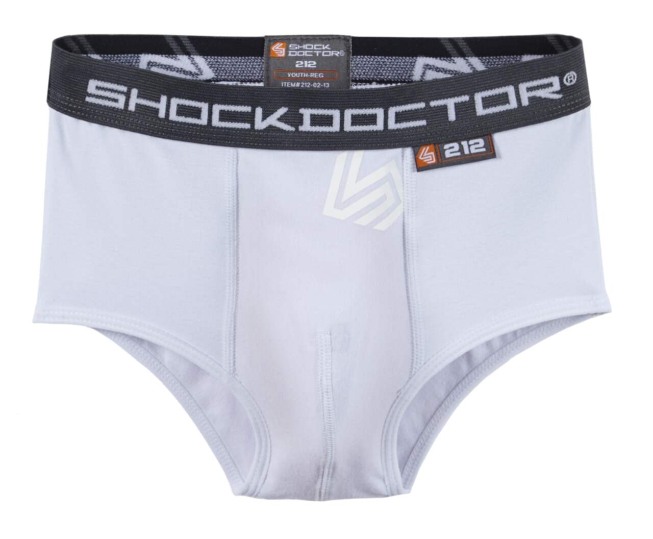 Shock Doctor Hockey Briefs with Protective Bio-Flex Cup, Youth