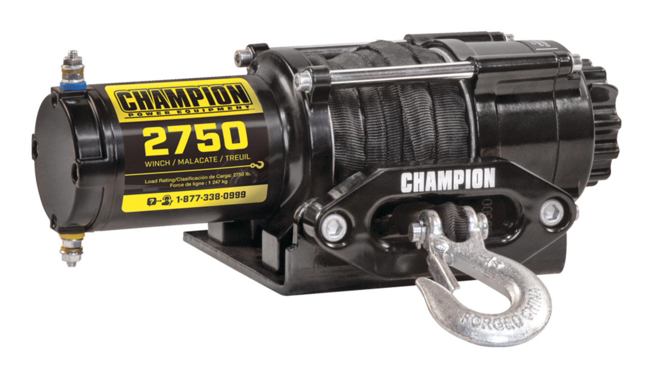 Champion Power Equipment 100631 Synthetic Rope ATV Winch Kit