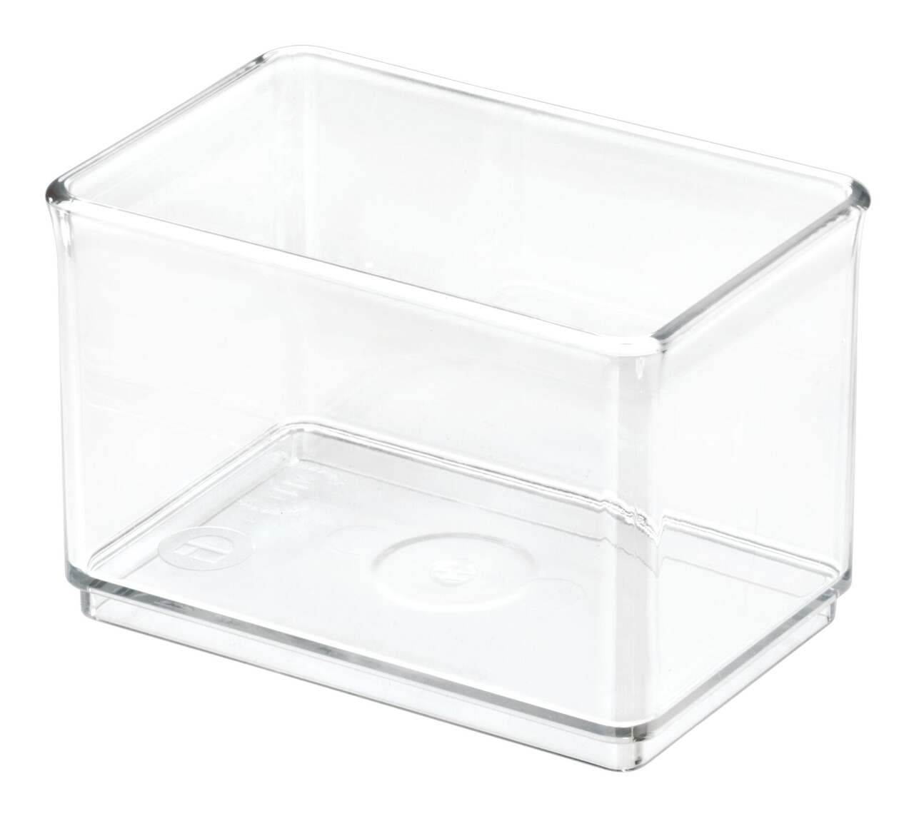 The Home Edit by iDESIGN Clear Stackable Large Shallow Organizing Storage  Bin, 1.75-L