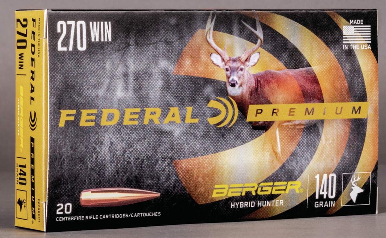 Balles Federal Premium Berger Hybrid Hunter, calibre 270